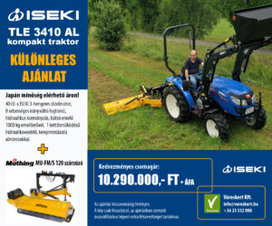 ISEKI TLE 3410 AL kompakt traktor + Müthing MU-FM/S 120