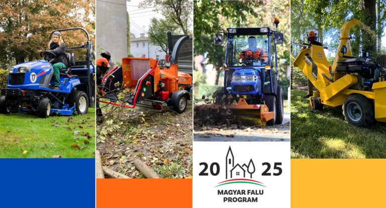 Magyar Falu 2025 kommunális eszközbeszerzés